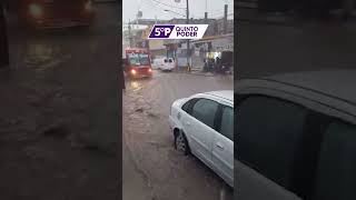 Se registran fuertes inundaciones en Ecatepec EDOMEX [upl. by Giacomo]