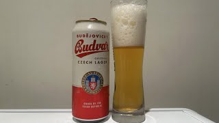 BUDVAR ORIGINAL CZECH LAGER  Budejovicky Budvar Czech Republic  Live Beer Review [upl. by Sudnak]