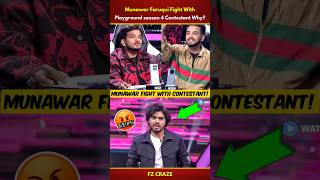 Munawar Faruqui Fght In Playground Contestant🤯 Elvish Yadav Vs Munawar trending biggboss shorts [upl. by Dwain]