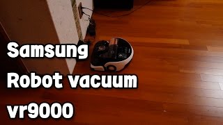 samsung robot vacuum cleaner 삼성 파워봇 로봇 청소기 vr9000 [upl. by Carrissa]