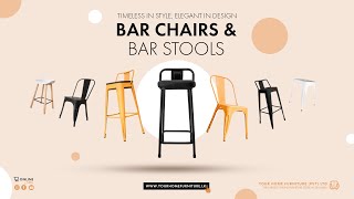 Designer Bar Chairs amp Bar Stools Collection  Café Bar amp Kitchen Furniture Designs in Sri Lanka [upl. by Magna]