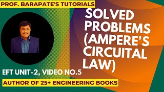 SOLVED PROBLEMS AMPERES CIRCUITAL LAW [upl. by Marsden615]