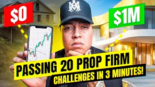 Passing 20 PROP FIRM CHALLENGES in 3 MINUTES  0  1 Million EP 5 [upl. by Cynthea416]