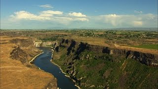 Evel Knievels Famous Snake River Canyon Jump [upl. by Aicenert]