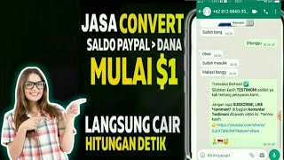 JASA CONVERT SALDO PAYPAL KE DANA OVO GOPAY SHOPEEPAY amp KE REKENING BANK☑️ l AMANAH💯 [upl. by Elmajian]