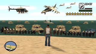 What Happens If You Get 10 Stars in GTA San Andreas Secret Cheat Code [upl. by Pardoes489]