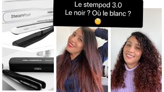 Steampod 30 le noir  Où le blanc  La différence 🧐 prix [upl. by Imorej]