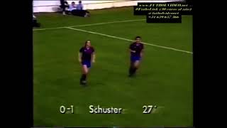 Bernd Schuster Barcelona  18111984  Málaga 1x2 Barcelona  1 gol [upl. by Lauzon]