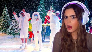 TARA MOON REACTS TO Sidemen  Christmas Drillings Ft JME Official Music Video [upl. by Atwekk]