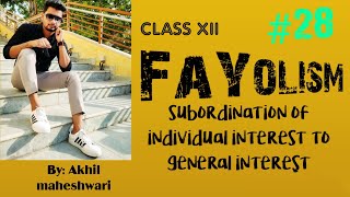 28 CLASS XII  Business Studies  Subordination of Individual Interest To General Interest  PG 58 [upl. by Noed320]