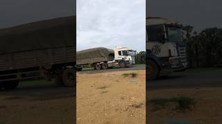 DUMP TRUCK DRIVER ON THE ROAD automobile dozer excavator trucking driver jcbtruck road [upl. by Ortrude]