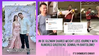 Donnalyn Bartolome at JM De Guzman may relasyon na Alamin ang Weight Loss Journey ni JM with Donna [upl. by Akcire]