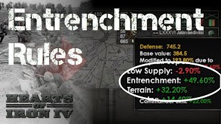 Entrenchment in Hearts of Iron 4 [upl. by Aronoh]