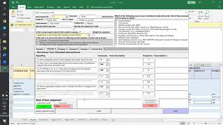 Cochrane Risk of Bias 20  Excel tool [upl. by Larkins]