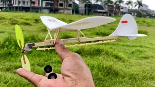 Model Stick Foam Cessna Bird Dog Trimming For Max Flight [upl. by Eelirol]