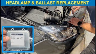 Vauxhall Insignia HID headlamp amp ballast replacement [upl. by Mariand]