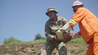 SANDF builds bridges for local communities [upl. by Yssak]