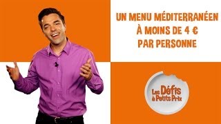 Menu méditerranéen à moins de 4 euros par personne [upl. by Abrahams]