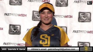 2025 Gabriella Garcia 388 GPA  Athletic Shortstop Softball Recruiting Video  Suncats Jiménez [upl. by Arakat727]