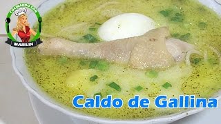 Cómo preparar Caldo de gallina con papas  Mi estilo  Receta peruana [upl. by Htebazileyram]