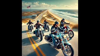 Epic Motorcycle Ride Along the Outer Banks Coastline [upl. by Aistek]