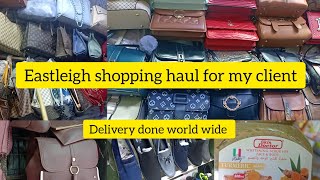 EASTLEIGH SHOPPING HAUL FOR HANDBAGS katevlogs95 eastleighhaul [upl. by Arahd]