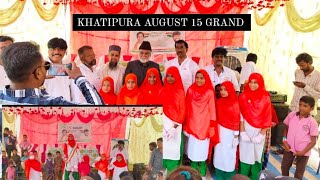 KHATIPURA 78TH AUGUST 15 GRAND PROGRAM apallpublicnewsadonichanne7657 [upl. by Tigirb732]