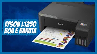 Conheça a Impressora Epson EcoTank L1250  BOA E BARATA [upl. by Yelyab547]