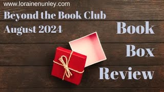 August 2024 Beyond the Book Club Box Subscription Unboxing [upl. by Gallard610]