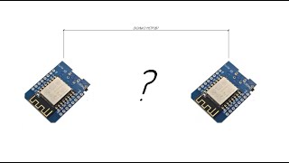 FLprog  пульт радиоуправления  расстояние связи между Wemos D1 Mini и ESP32 [upl. by Leigha]