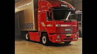 IVECO Turbostar V8 engine sound and drive [upl. by Sitrik]