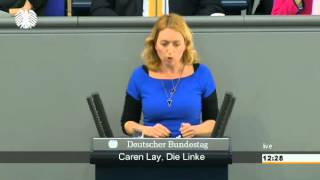 Caren Lay DIE LINKE Industrierabatte beim EEG laufen aus dem Ruder [upl. by Neladgam]