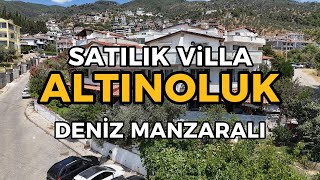 ALTINOLUK SATILIK VİLLA  MERKEZDE  DENİZ MANZARALI [upl. by Yreneh]