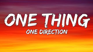 One Direction  One Thing Lyrics [upl. by Kcirddehs]