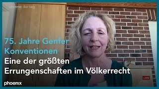 Prof Angelika Nußberger Rechtswissenschaftlerin zum 75 Jahrestag der Genfer Konventionen [upl. by Gavini859]