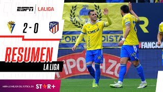 ¡BATACAZO DE LOS PIRATAS ANTE EL ALETI DEL CHOLO SIMEONE  Cádiz 20 Atl Madrid  RESUMEN [upl. by Attena950]