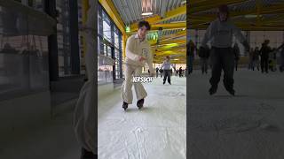 Ich lerne 3 Anfänger Tricks beim Eislaufen ⛸️ [upl. by Rosene938]