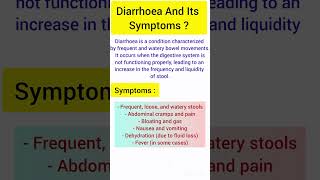 Diarrhoea and its symptoms diarrhoea [upl. by Cavanagh519]