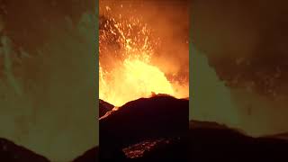 FOGO VOLCANO 01 volcano fogo capeverde shorts AventureVolcans eruption island lava [upl. by Sowell]