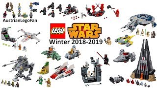 Lego Star Wars 2019 Compilation of all Winter Sets 20182019 [upl. by Lauraine]