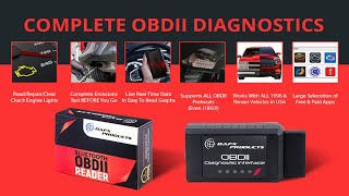 BAFX Wireless Bluetooth OBD2 Scanner Your Affordable Car Diagnostic Solution [upl. by Eillac]