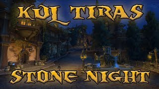 Kul Tiras Stone Night Mix  Custom Music of WoW BfA [upl. by Anahpets]