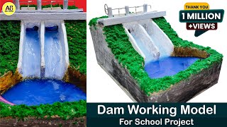 How to make dam working model for school Project [upl. by Gunnar]