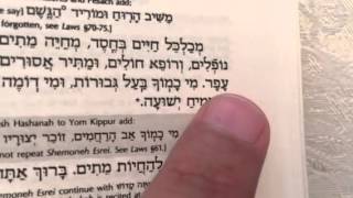 Hebrew Reading The Amidah Part 2 [upl. by Enovaj]