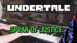 Piano Cover Spear Of Justice Undertale [upl. by Sisile]