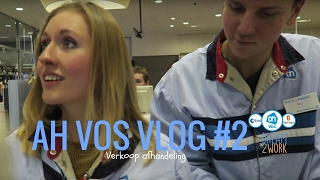 Werken bij AH VOS vlog 2  Kassa verkoop afhandeling [upl. by Isia]