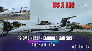 Embraer EMB505 matricula PSCMQ Os jatos leves da série Phenom 300 [upl. by Ettenyl]