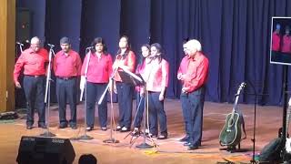 Augustine Paul singing on stage with Octet Cantabile [upl. by Noleta941]