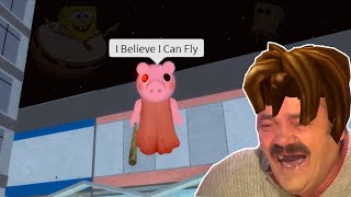 BEST ROBLOX PIGGY FUNNY MEME MOMENTS COMPILATION FLYING PIGGY [upl. by Chassin]