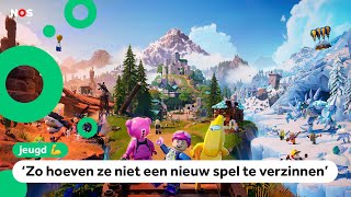 Legowereld in Fortnite concurrent voor Minecraft [upl. by Nylacaj]